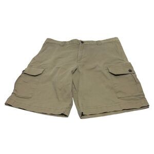 Magellan Mens Cargo shorts size‎ 33W beige Khaki tan pockets outdoor Hiking fish